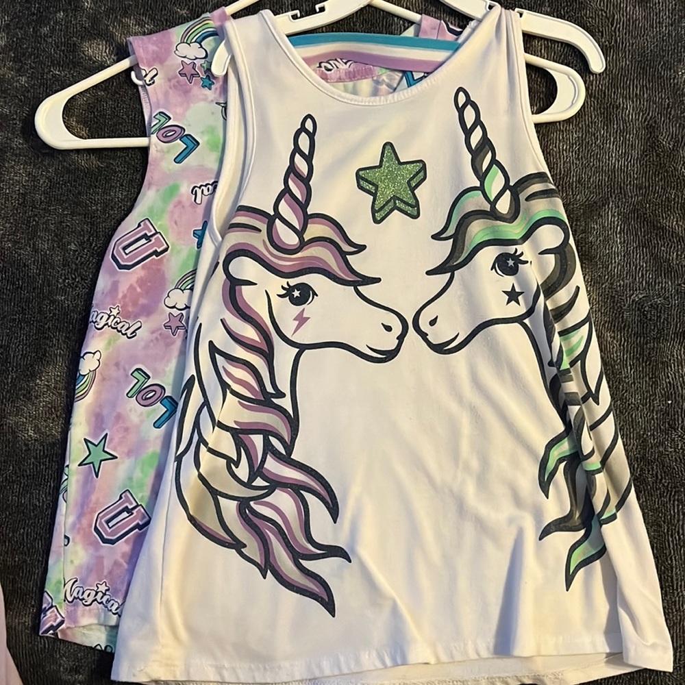 Unicorns Tank Tops(sold)